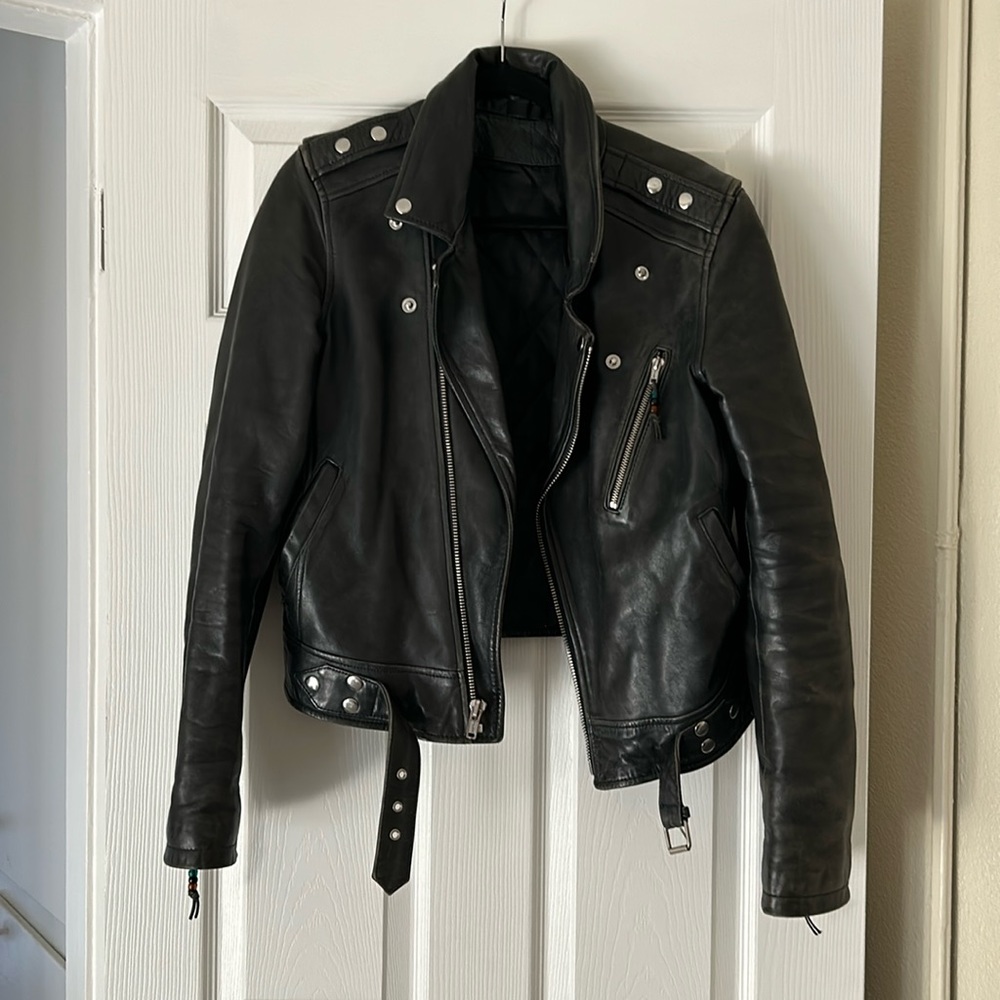 BLK DMN leather jacket